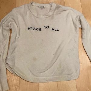 Made well peace to all pullover